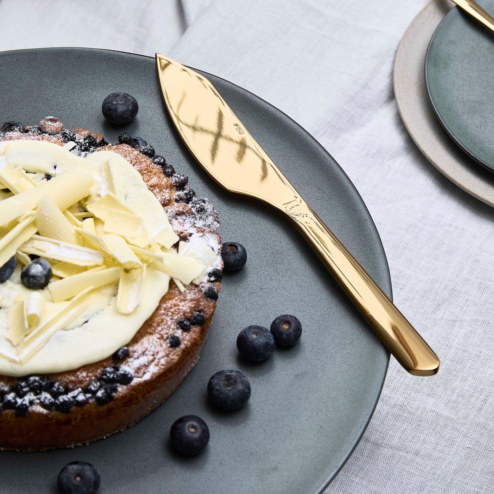 RAW Tortenmesser Goldfarben